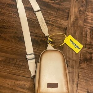 Wrangler Cream Crossbody Bag